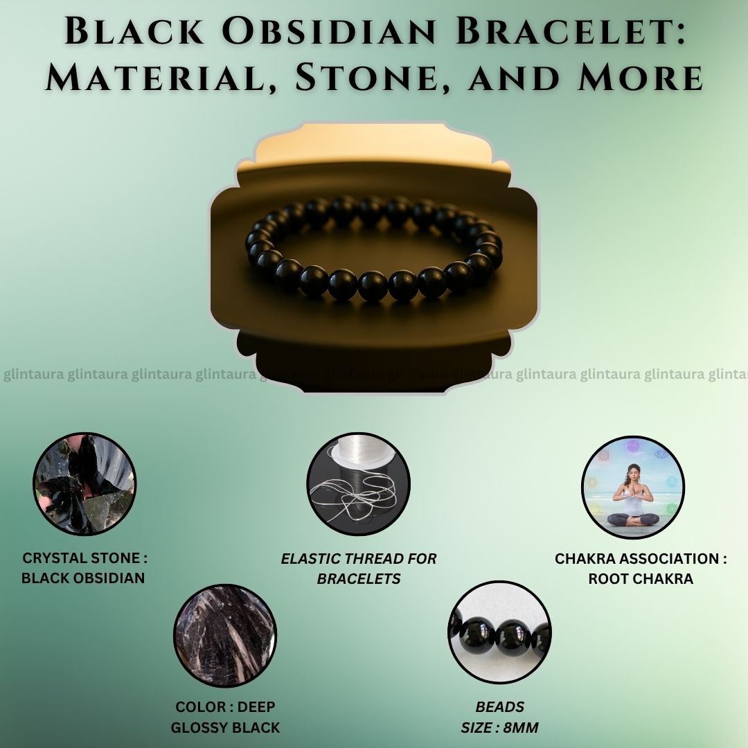 Black Obsidian Bracelet