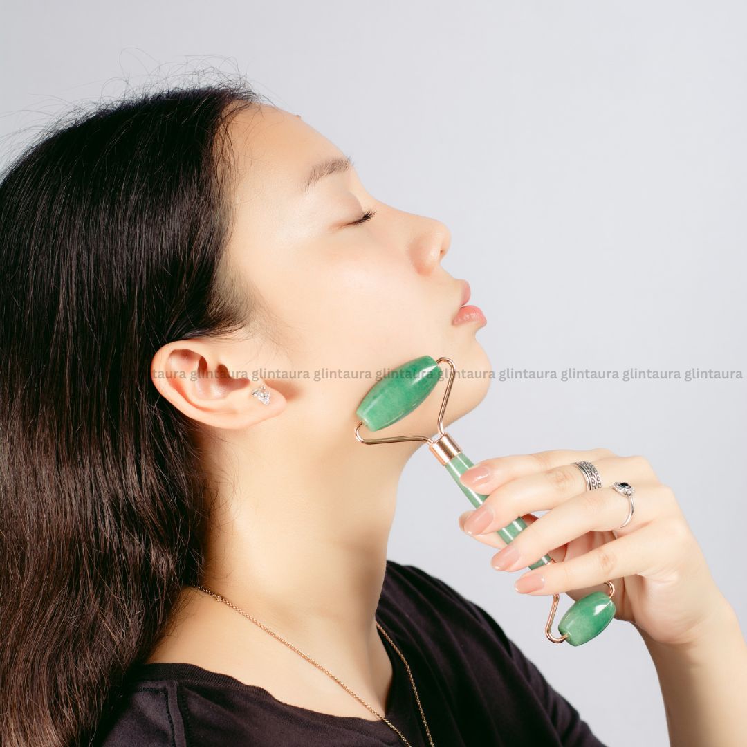 Green Jade Face Roller – Glintaura