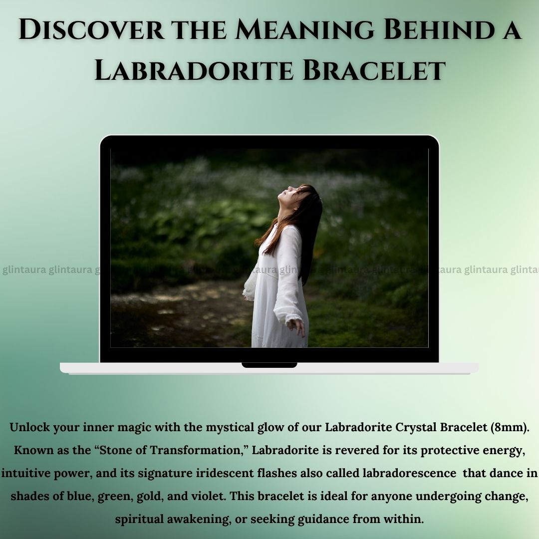 Labradorite Bracelet 8MM (Protection & Transformation) - Image 3