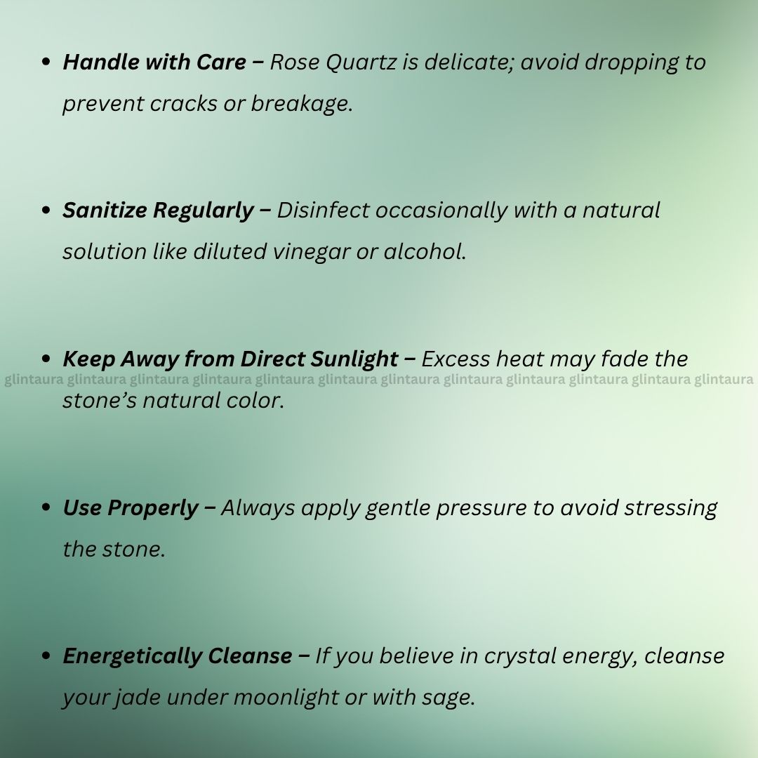 Rose Quartz Gua Sha - Glintaura