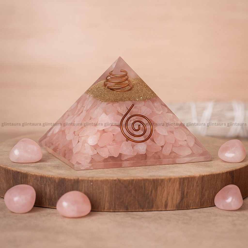 Rose Quartz Pyramid