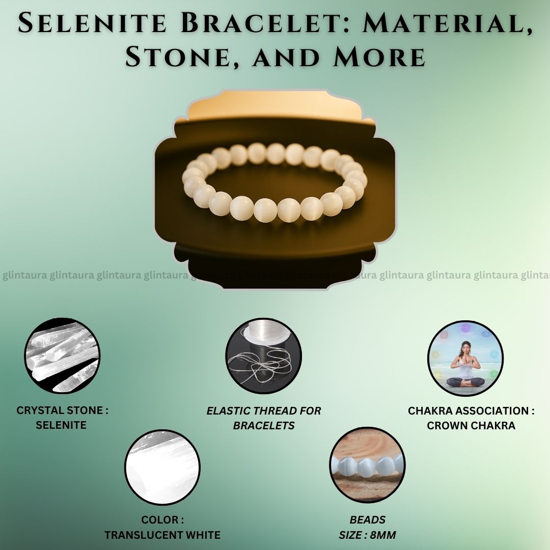 Selenite Crystal Bracelet