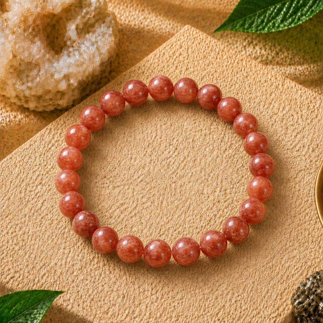 Strawberry Quartz Bracelet
