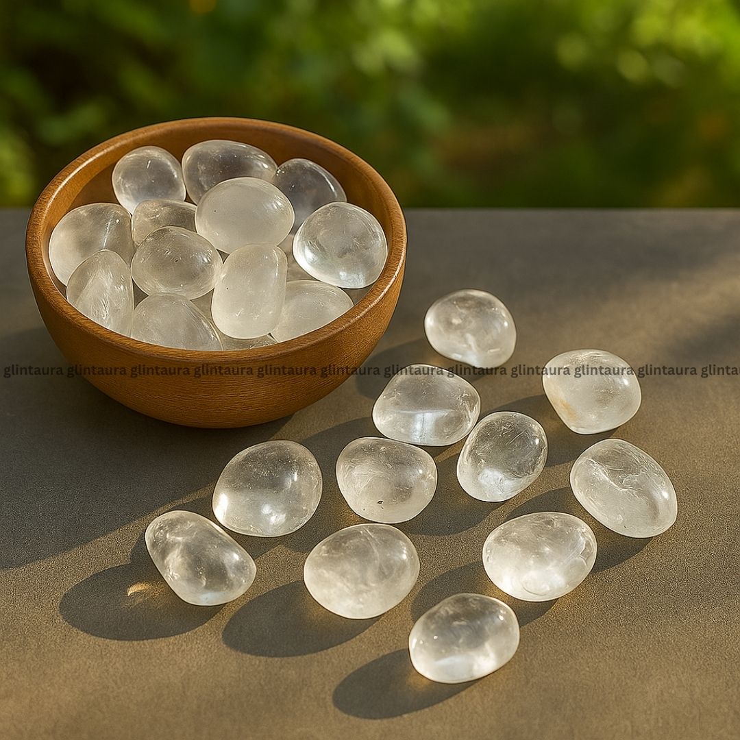 Clear Quartz Tumbled Stones