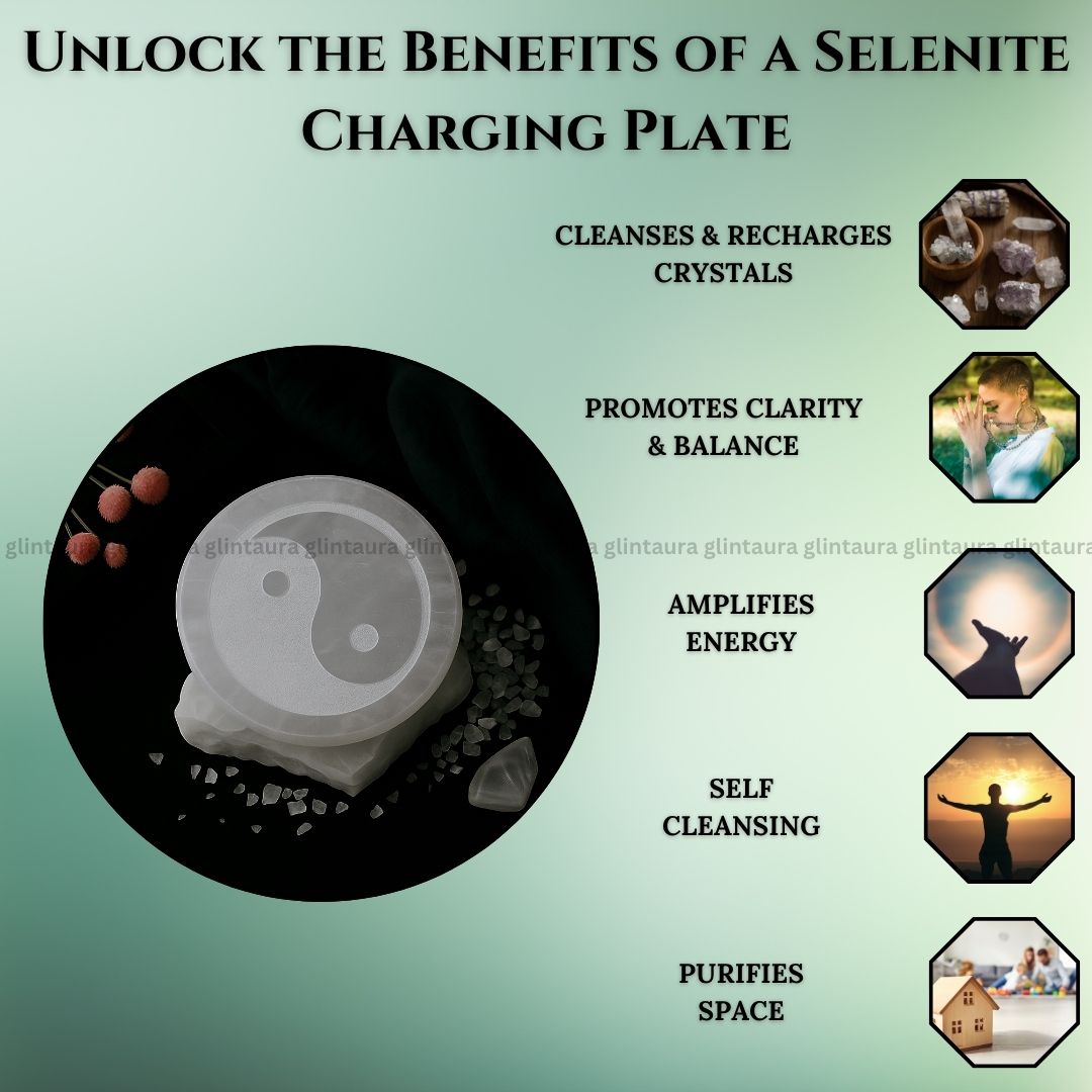 Feng Shui Selenite Charging Plate