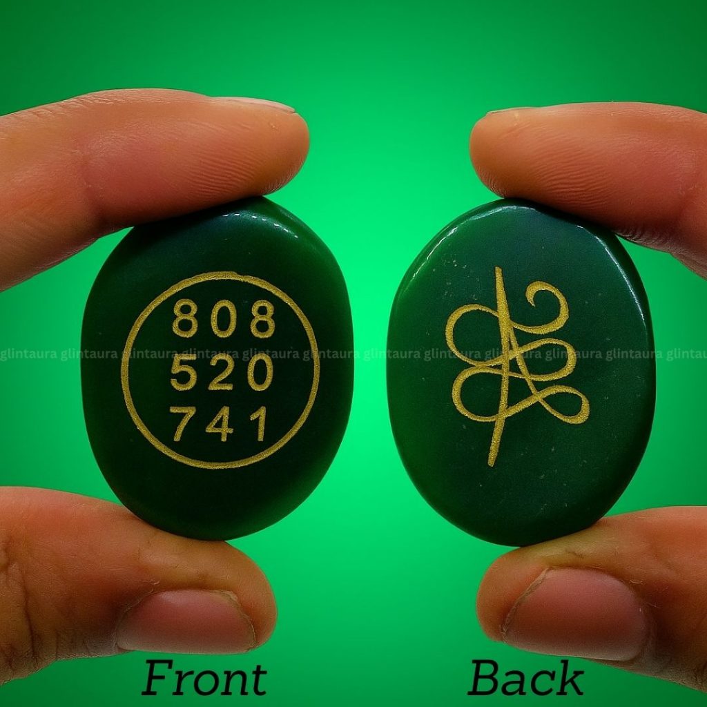 Green Jade Zibu Coin