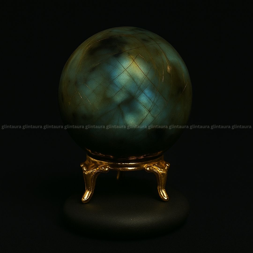 Labradorite Ball 200Gram To 300Gram (Protection, Intuition, Transformation) - Image 11