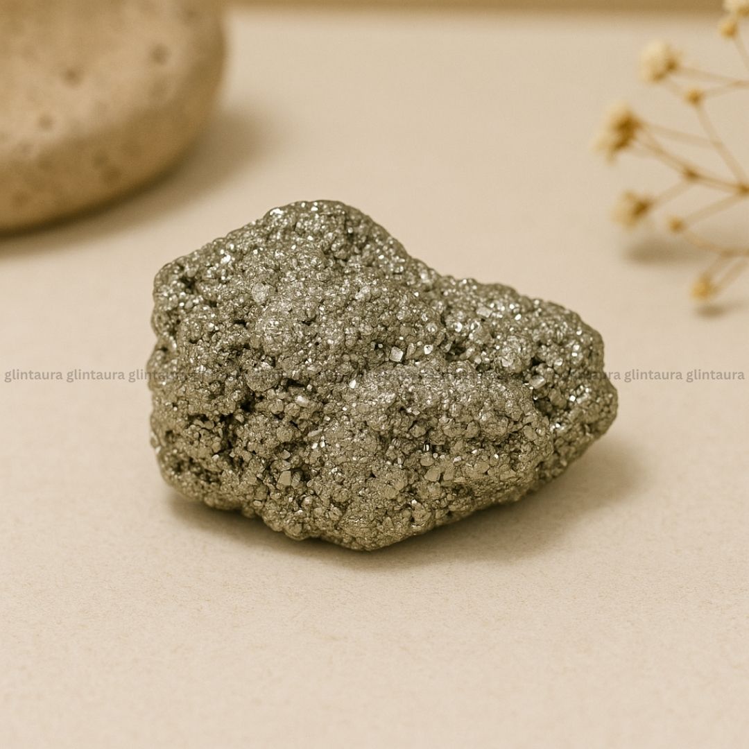 raw pyrite stone