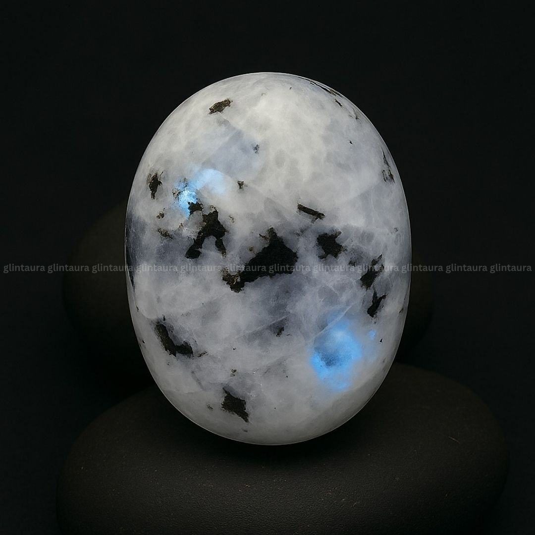 Rainbow Moonstone Palm Stone
