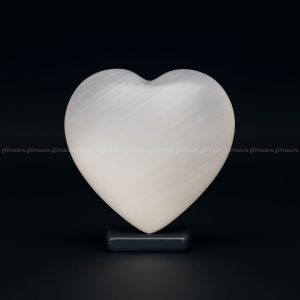 Selenite Crystal Heart