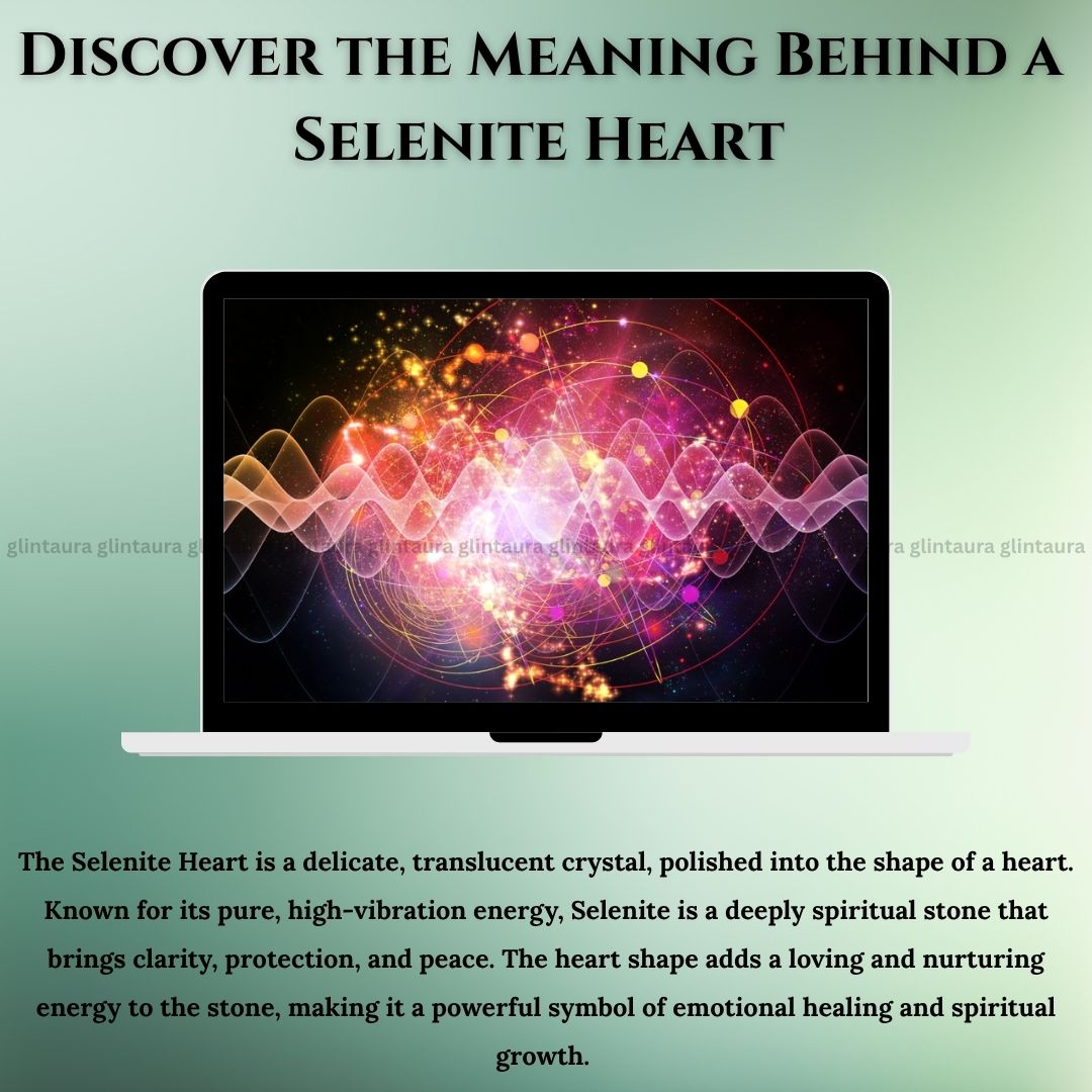 Selenite Crystal Heart