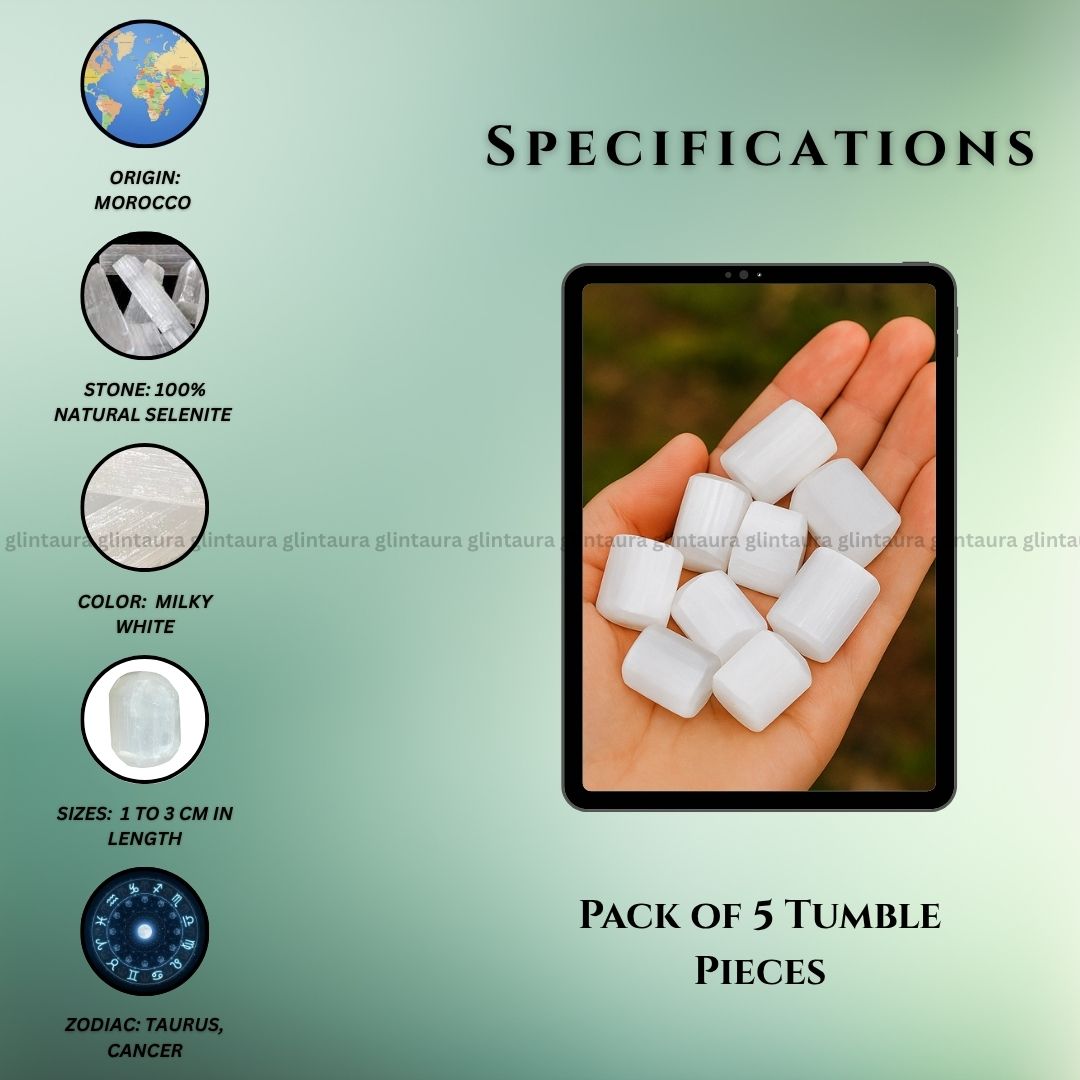 Selenite Tumbled Stones