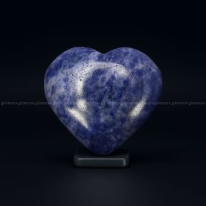 Sodalite Crystal Heart