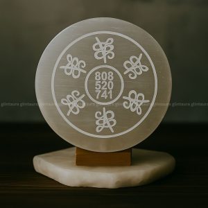 Zibu Symbol Selenite Charging Plate