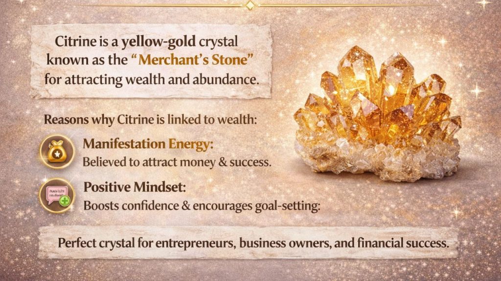 citrine crystal benefits for wealth