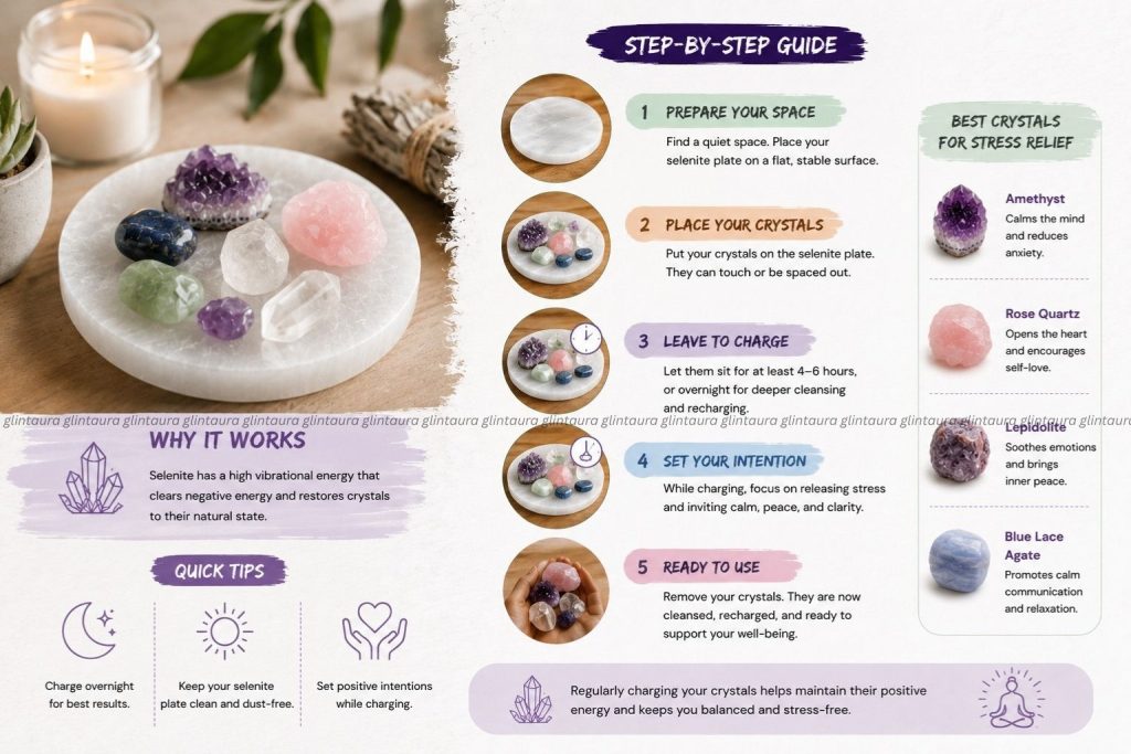 crystals for stress relief