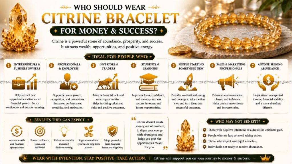 Citrine Bracelet Benefits for Money
