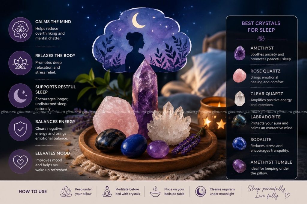 Crystals for Sleep and Insomnia