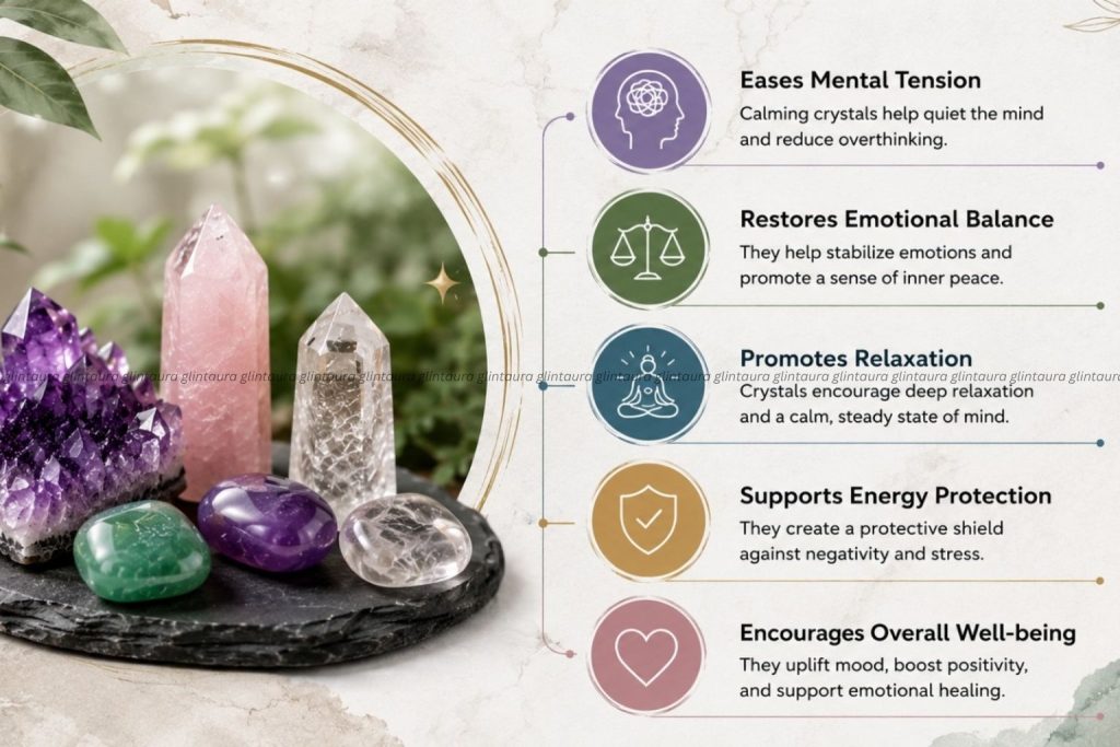 crystals for stress relief
