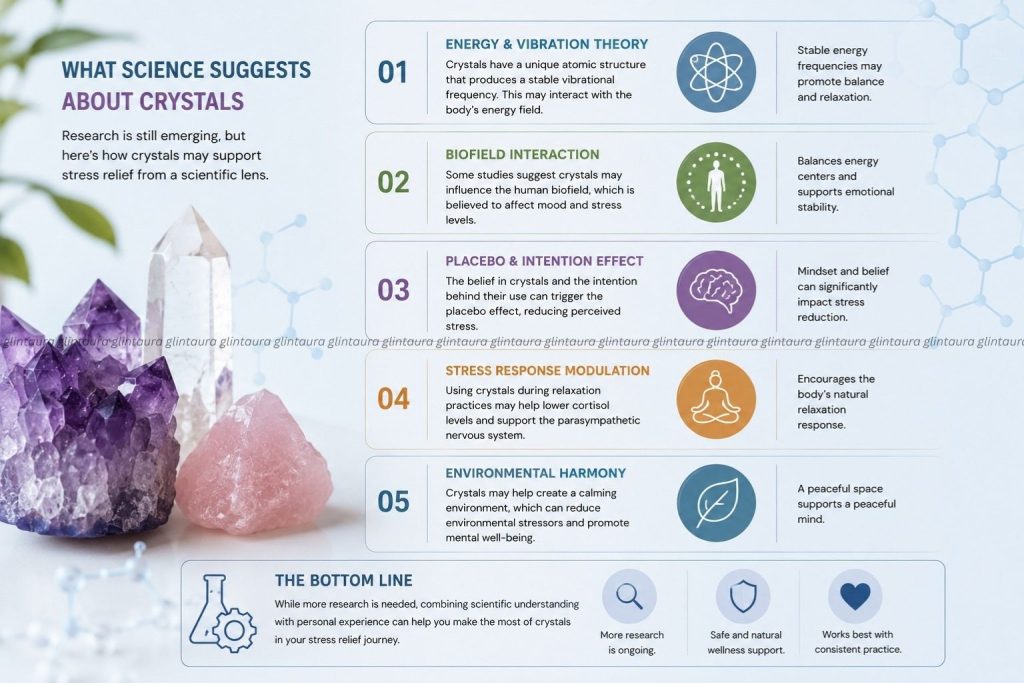 crystals for stress relief