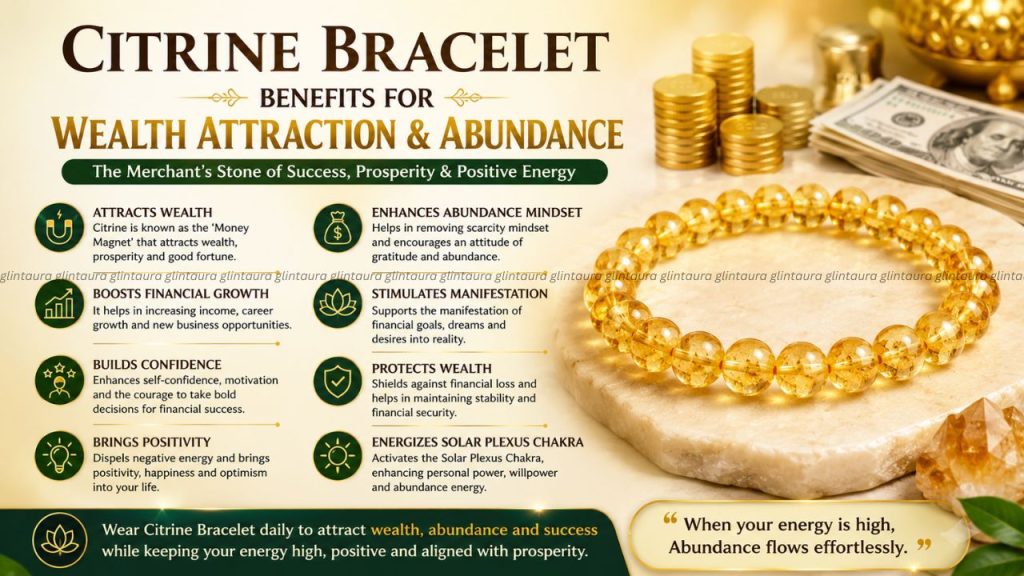 Citrine Bracelet Benefits for Money