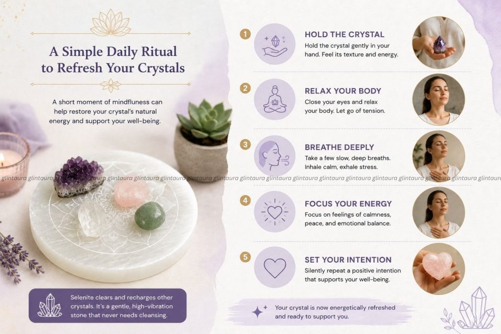 crystals for stress relief