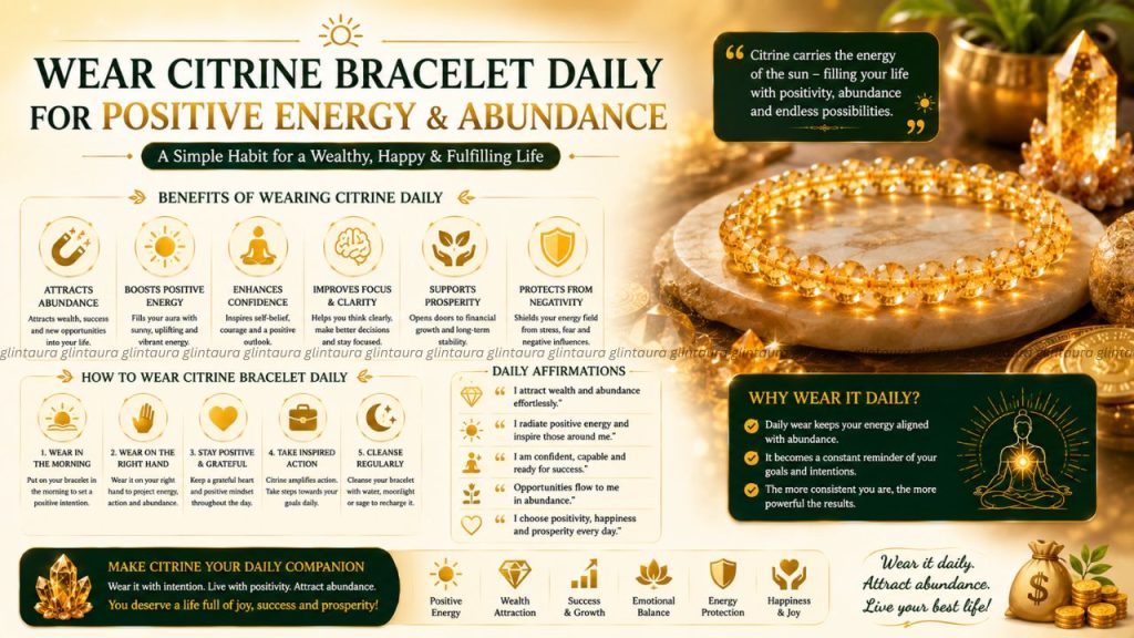 Citrine Bracelet Benefits for Money