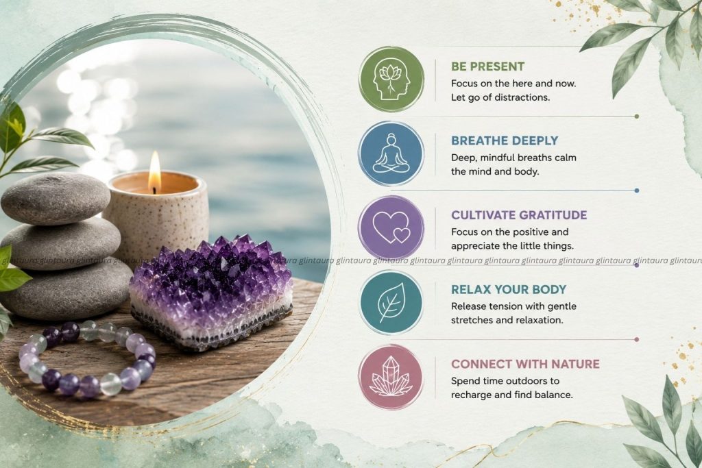 crystals for stress relief