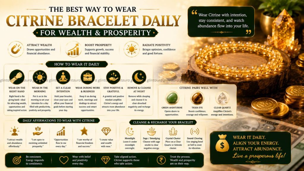 Citrine Bracelet Benefits for Money