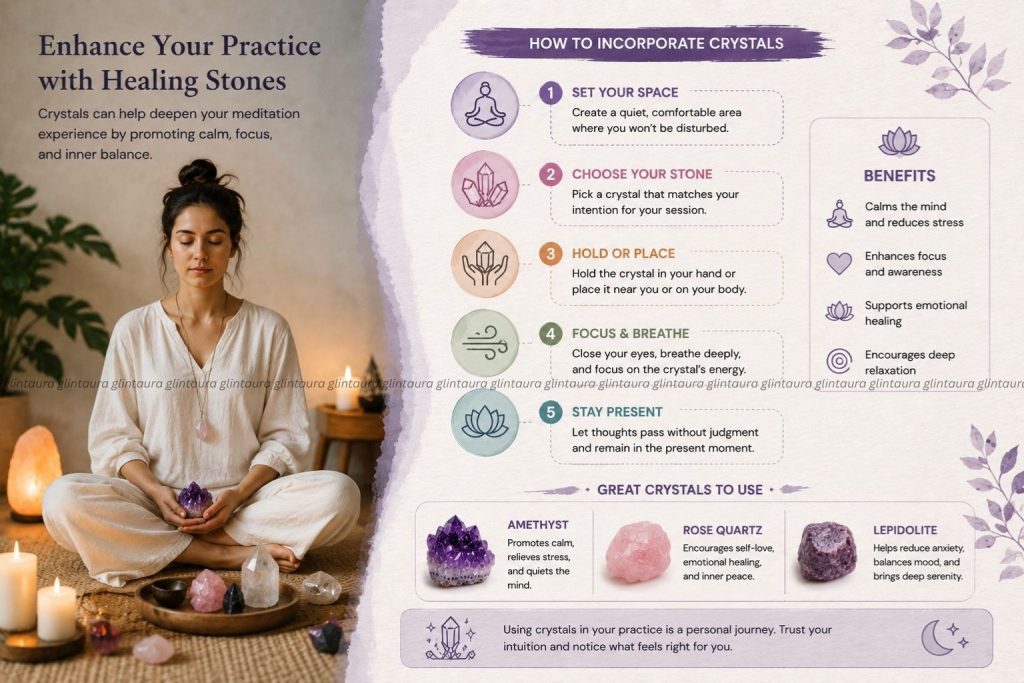 crystals for stress relief
