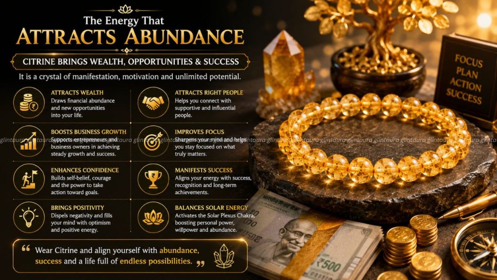 Citrine Bracelet Benefits for Money
