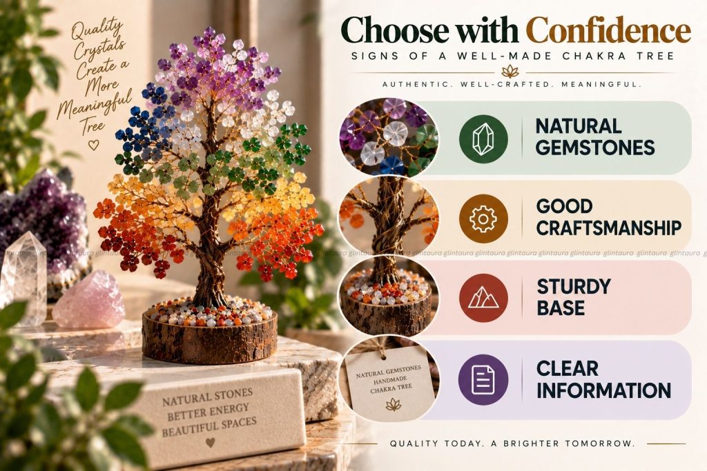 seven chakra crystal tree benefits