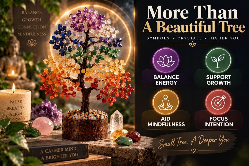 seven chakra crystal tree benefits