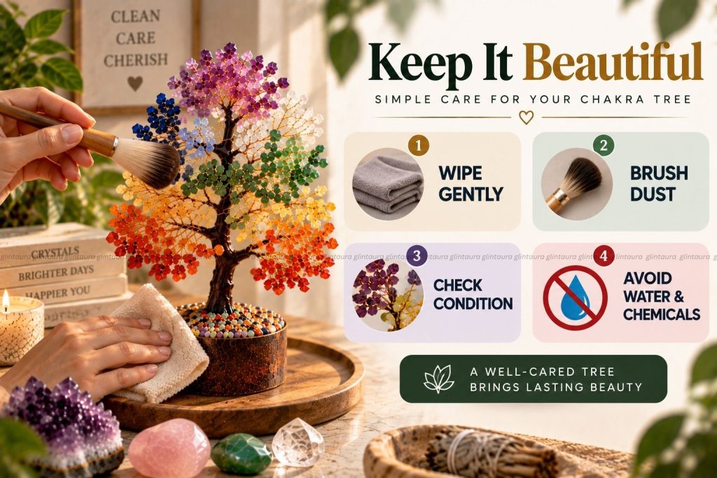 seven chakra crystal tree benefits