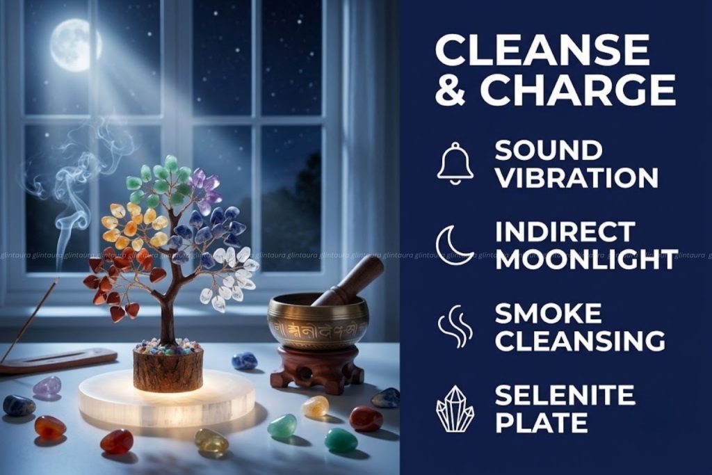 seven chakra crystal tree benefits