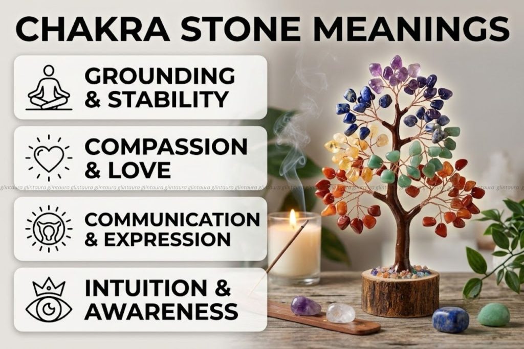 seven chakra crystal tree benefits